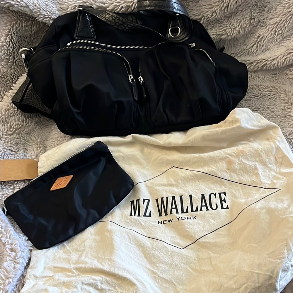 MZ Wallace Black Quilted Shoulder Bag